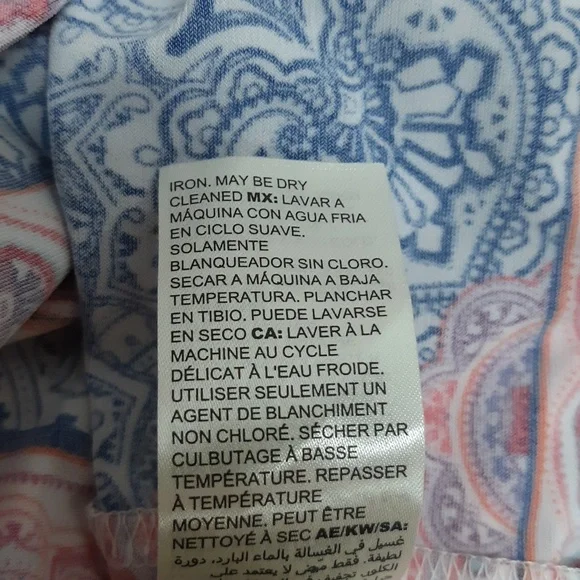 Chico's Multicolor  V-Neck Blouse - Picture 8 of 8